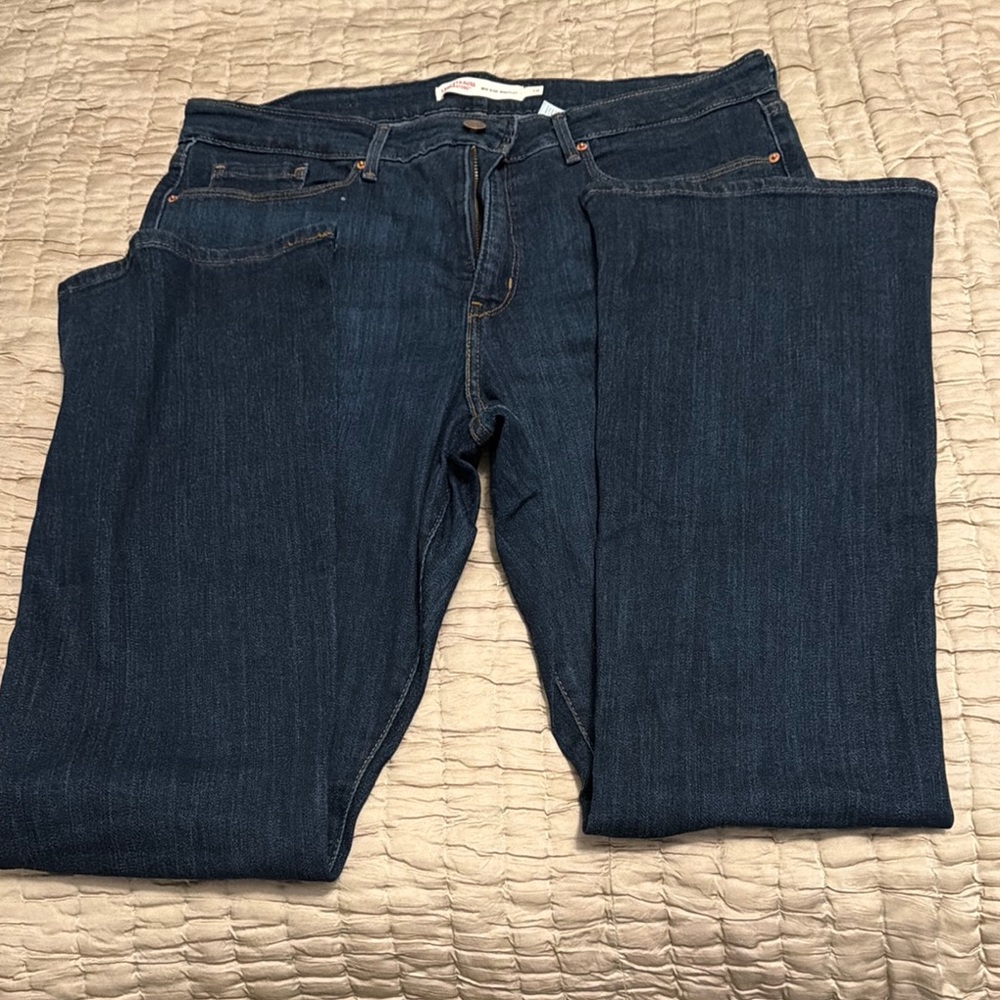 Signature by Levi Strauss Dark Blue Boot Cut Jeans